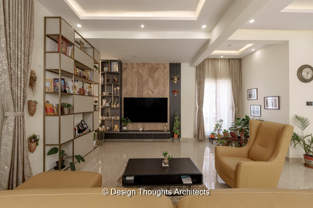 Designs that got converted from 3D visualisations to reality in this home.