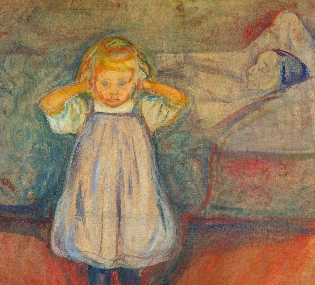 The Child and Death | By Edvard Munch — The Athenaeum: pic