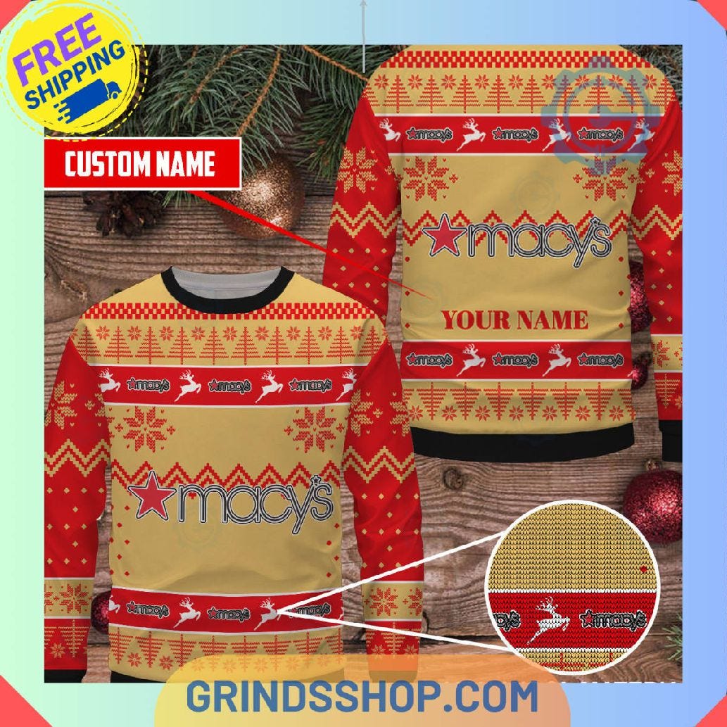 MACYS UGLY CHRISTMAS SWEATER. Unwrapping the Trend Macy’s Ugly… by