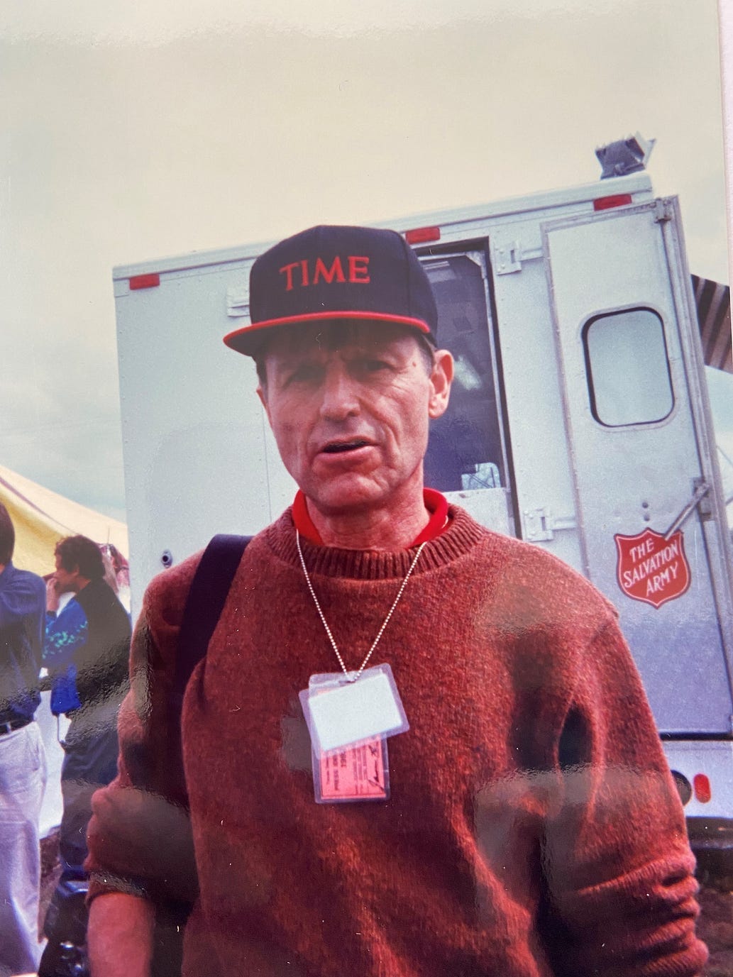 The ‘Time’ reporter whose cap I coveted and whose name I’ve lost to time. Pic by author