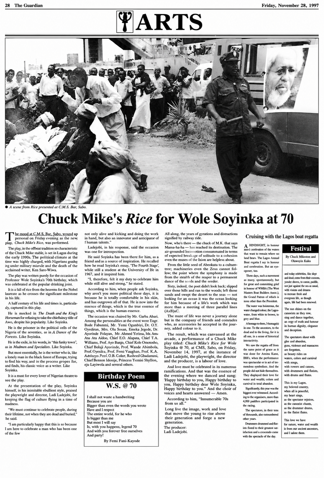 Tell Chuck; He’ll Know What to Do