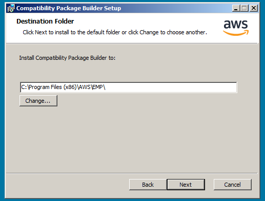 Run cmd.exe as a child process to the EMP compatibility package engine -  AWS End-of-Support Migration Program (EMP) for Windows Server