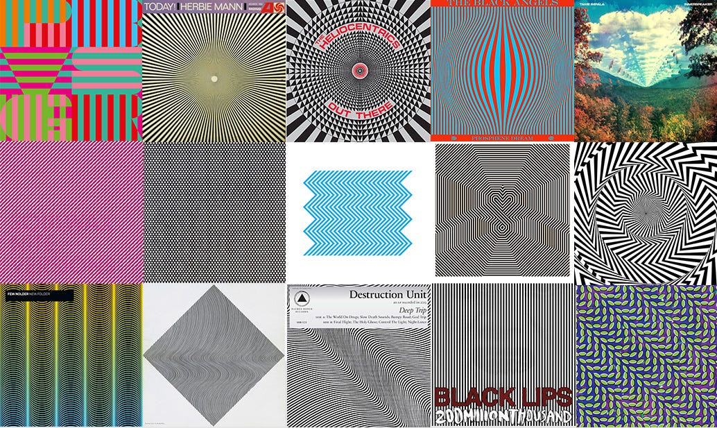 Album covers based on optical illusion | by Danila Timofeev