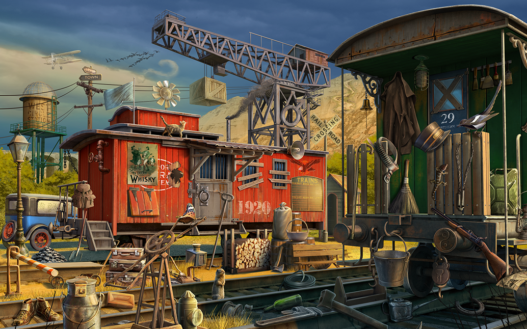 30 Hours of Hard Work : How one Hidden Object Scene Comes About | by ...