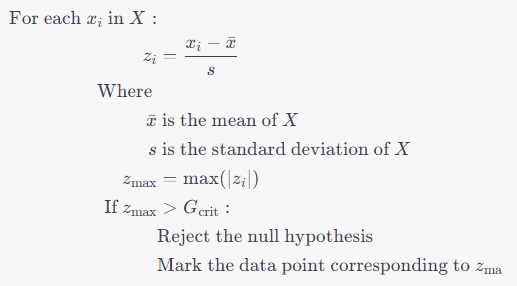Statistical Techniques for Anomaly Detection (Part 2) Grubb’s Test