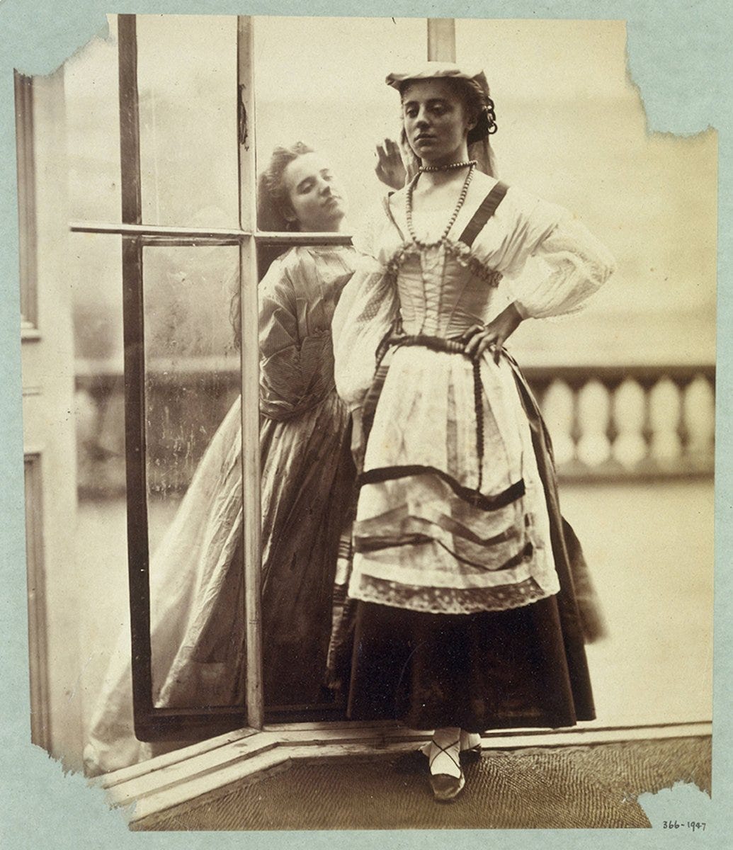 photographs of her daughters (c.1862–64) by Clementina, Lady Hawarden *