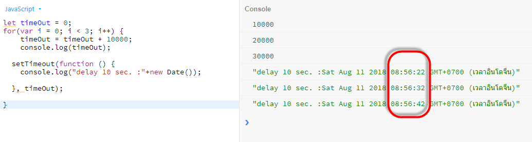 Javascript Delay time. ผมพยายามหาวิธีในการทำ delay ใน… | by Mr.aegkaluk ...