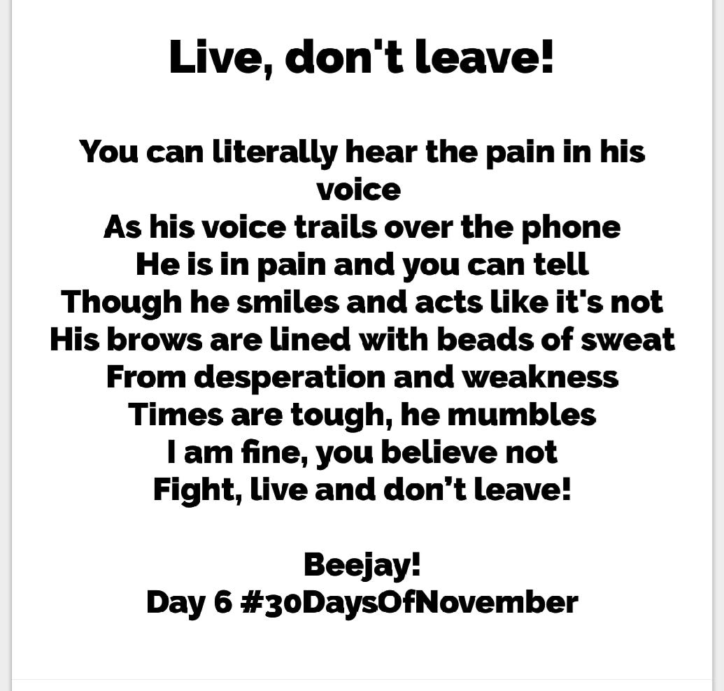 You can literally hear the pain in his voice | by Bukola Olushola