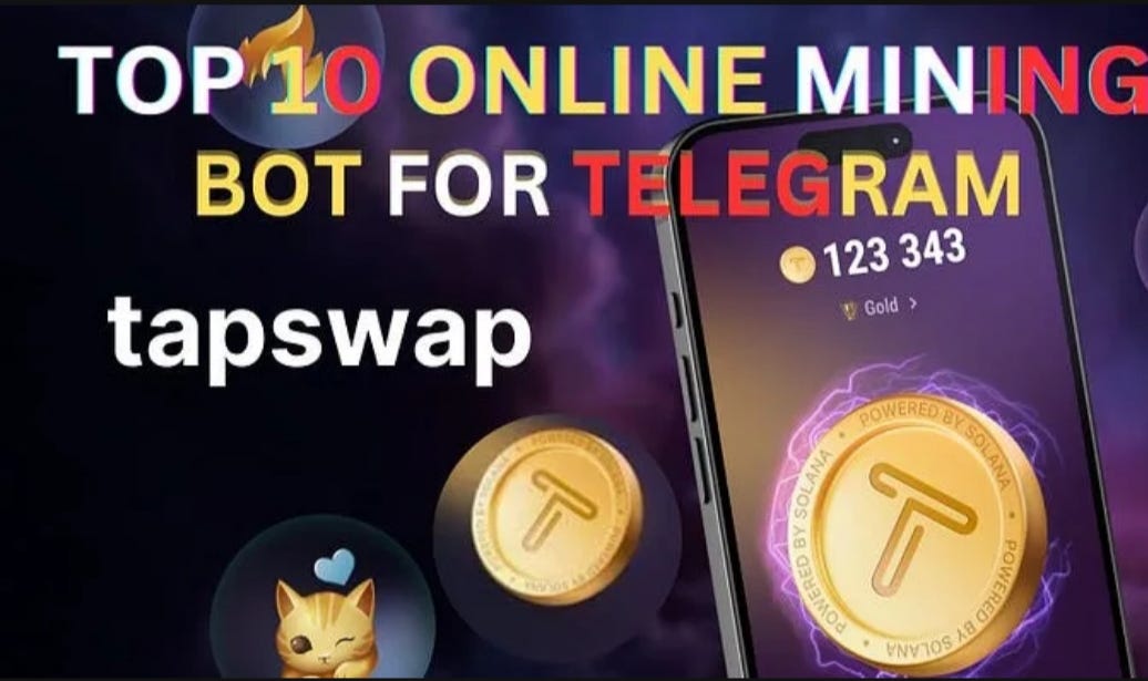 Top 10 Online Mining Bot Like Tapswap And Hamster For Telegram In 2024 рџ By Arsiya Azija Jun Top 10 Online Mining Bot Like Tapswap And Hamster For Telegram In 2024 рџ By Arsiya Azija Jun