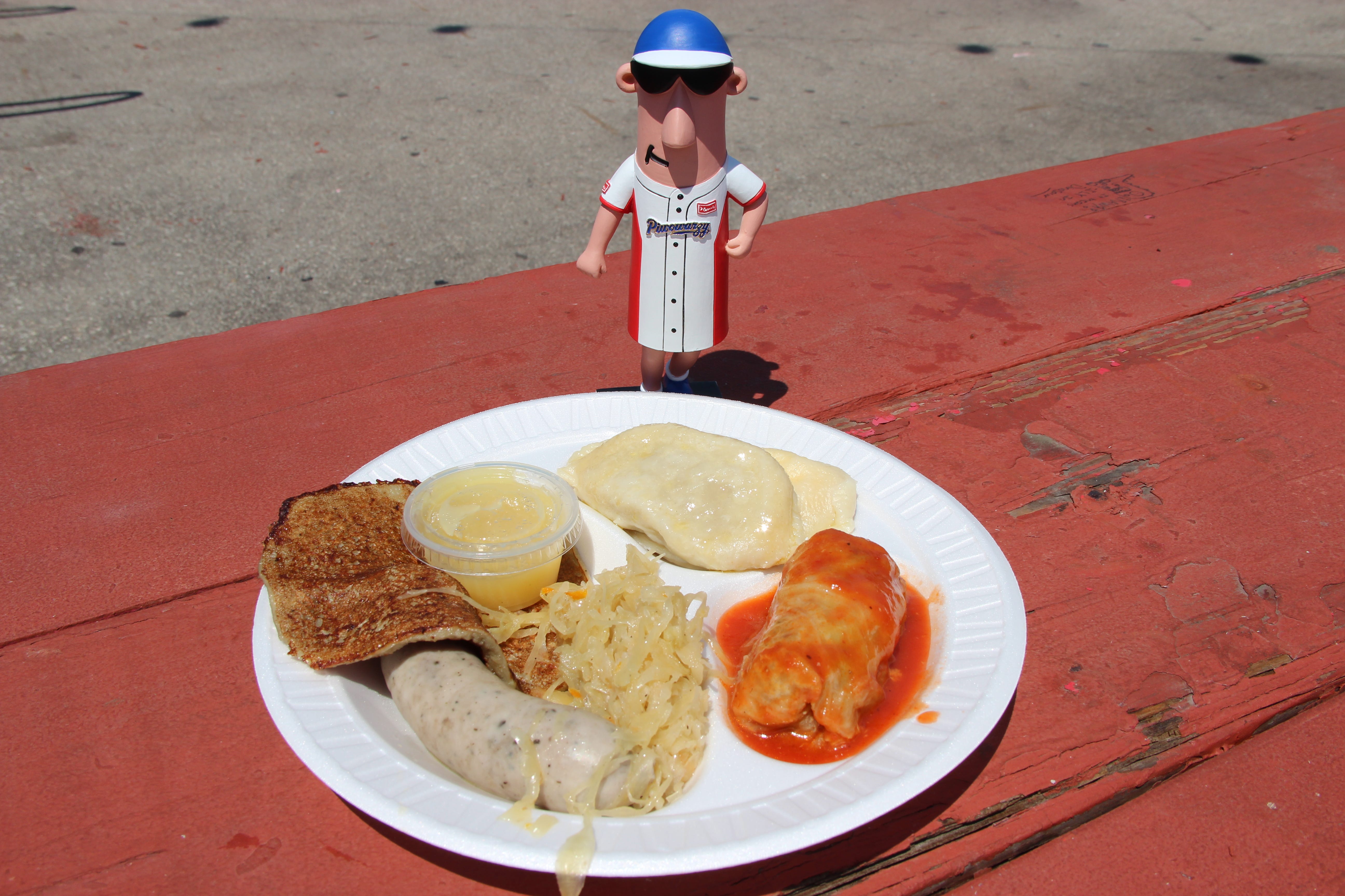 Sunday, June 23: Klement's Famous Racing Sausages Polish Sausage Bobble, by Caitlin Moyer