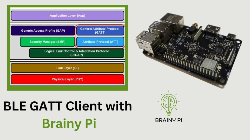 BLE GATT Client with Brainy Pi. If you're developing for the Internet… | by  Brainy Pi | Medium