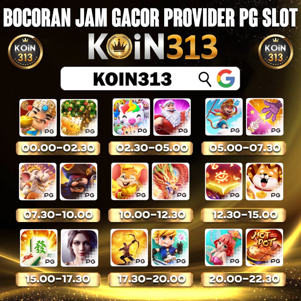 BOCORAN JAM GACOR PG SLOT DARI KOIN313 KOIN313 ALTERNATIF 2024 Medium