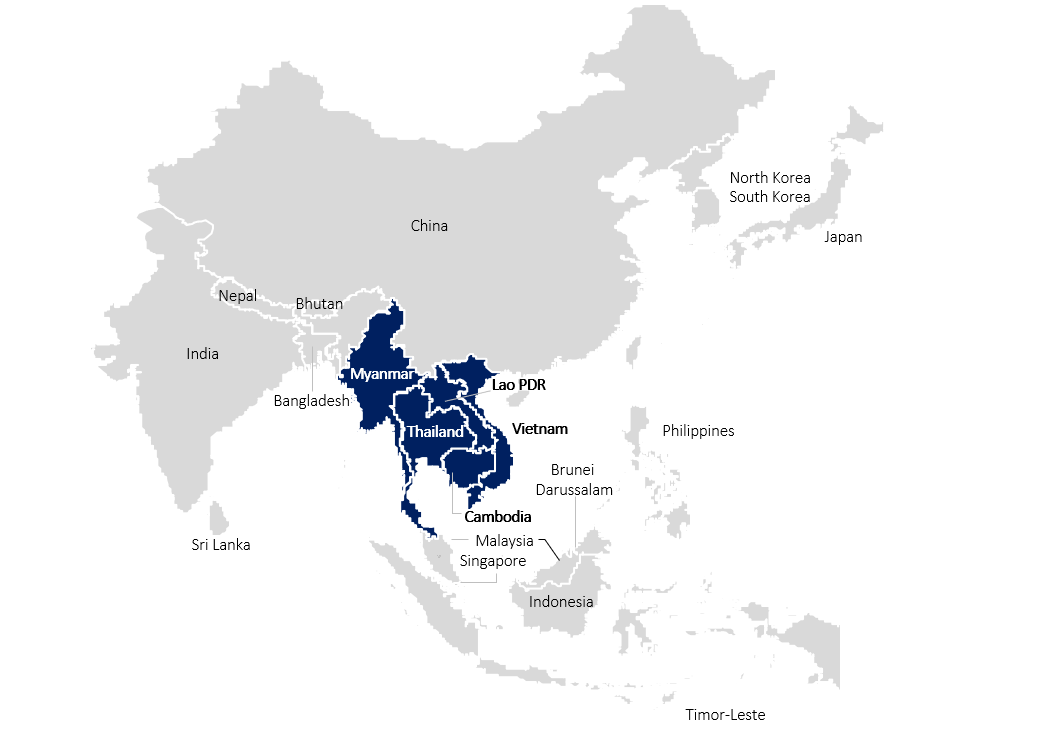 Flag Map Minefield: Asia Quiz