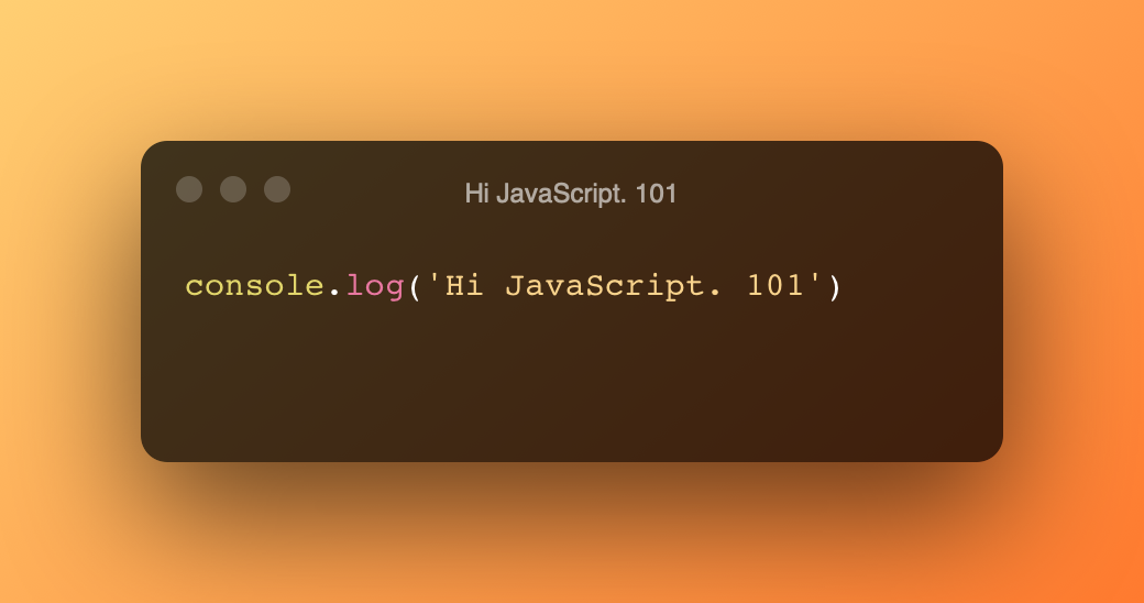 JavaScript 101. เริ่มต้นเรียนรู้ JavaScript… | by Dektai Image | Medium