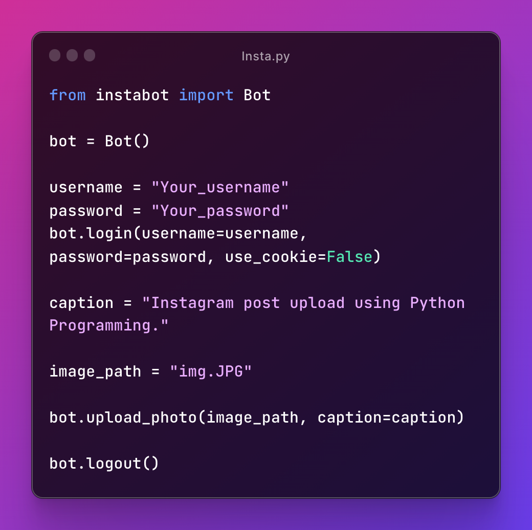 Exploring New Horizons: My First Python-Powered Instagram Post | by ...