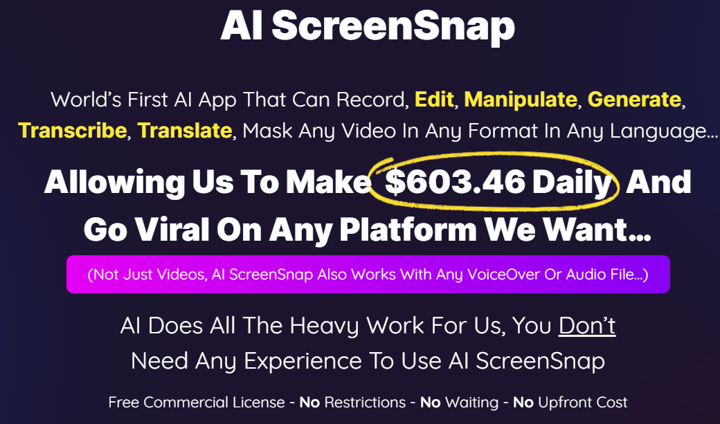 What is AI ScreenSnap Review 2024 by Sophia Apr, 2024 Medium