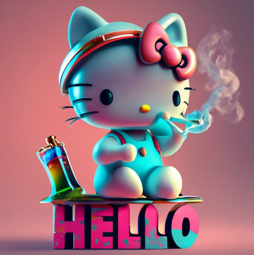 Hello Kitty Enters Rehab. Above: Hello Kitty in Dark Times | by Matt Ryan  Allen | Medium