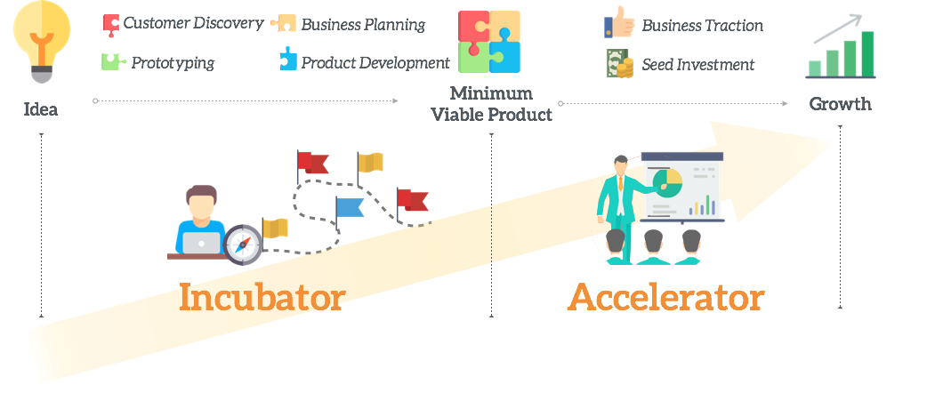 The Role of Incubators and Accelerators