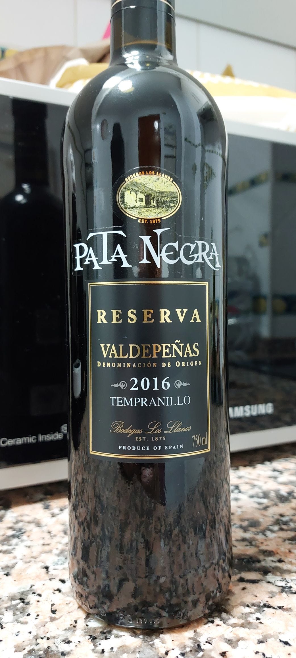 Pata Negra Vino Tinto Roble Tempranillo 2017, Red Wine
