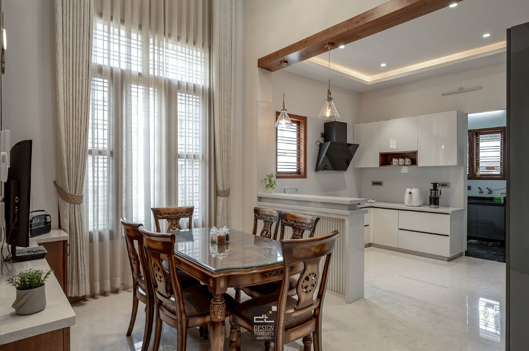 A 3D walkthrough gives a clear picture of texture and materials for the clients.