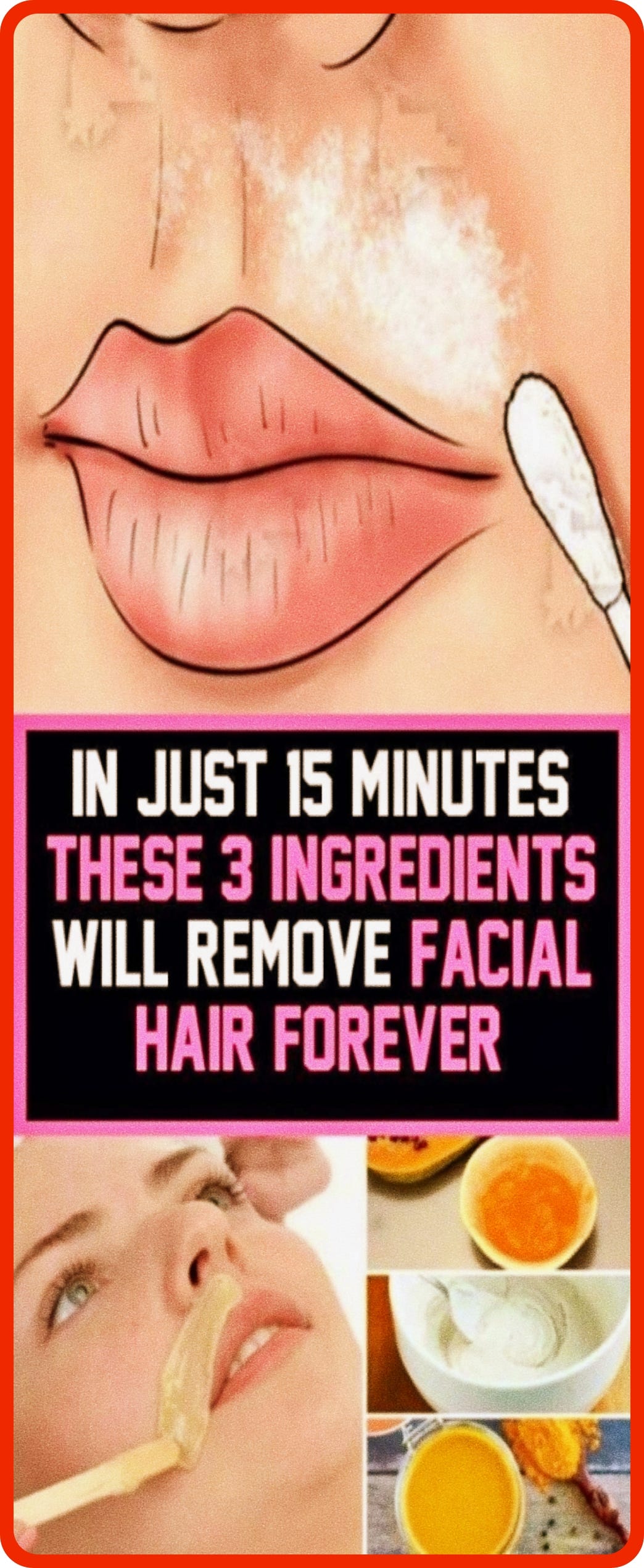 Ladies Read This To Learn How To Get Rid Of Facial Hair Naturally At ...
