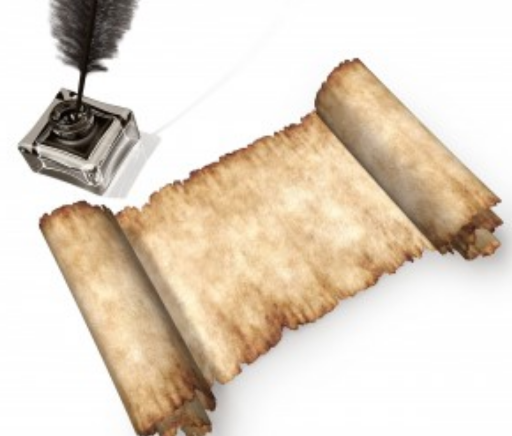 Шепчущий пергамент. Старый рваный свиток. Древние бумаги. Шепчущий пергамент. Шепчущий пергамент.