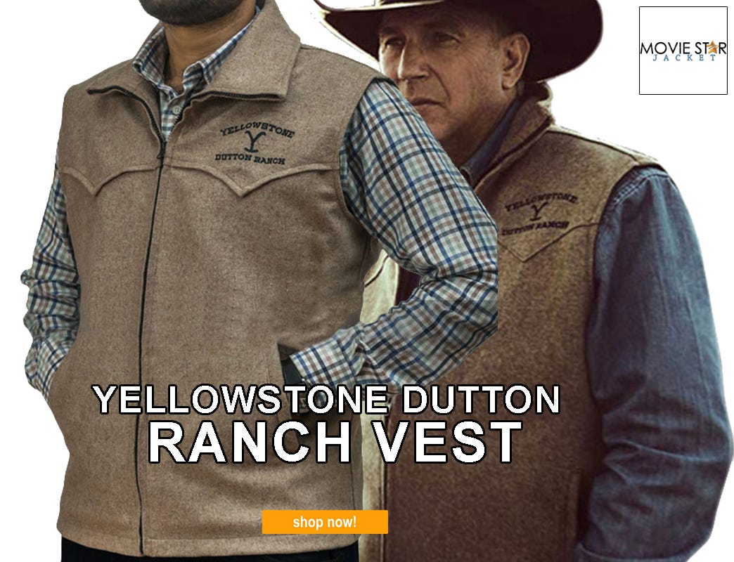 Yellowstone Tv John Dutton Ranch Vest | by Gladys Fergerson | Medium