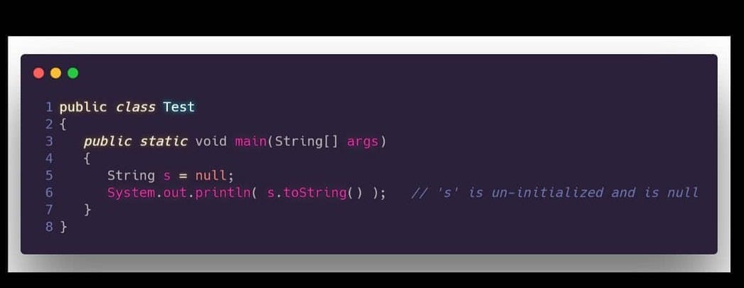 What is Java Null Pointer exceptions | by Lokeshboiled | Medium