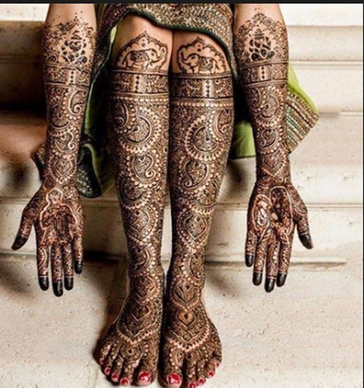 Rajasthani Bridal Mehndi Designs 2022