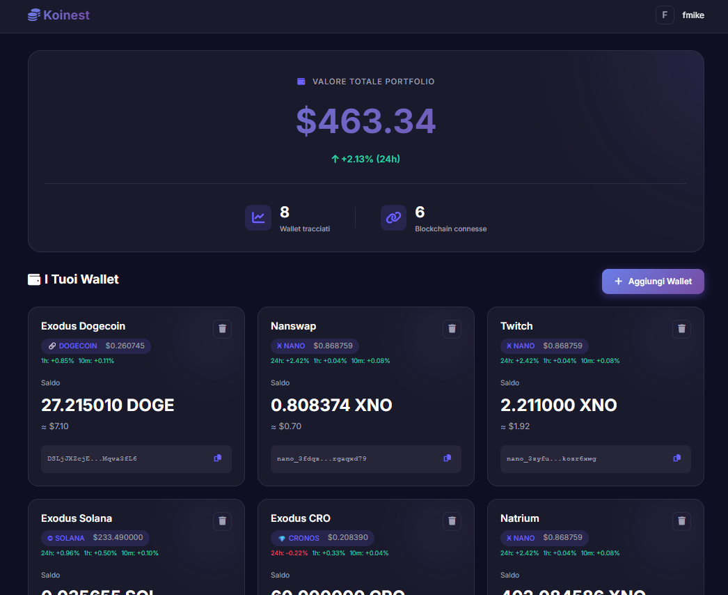 Track Your Multi-Chain Crypto Portfolio in Real-Time with Koinest Web
