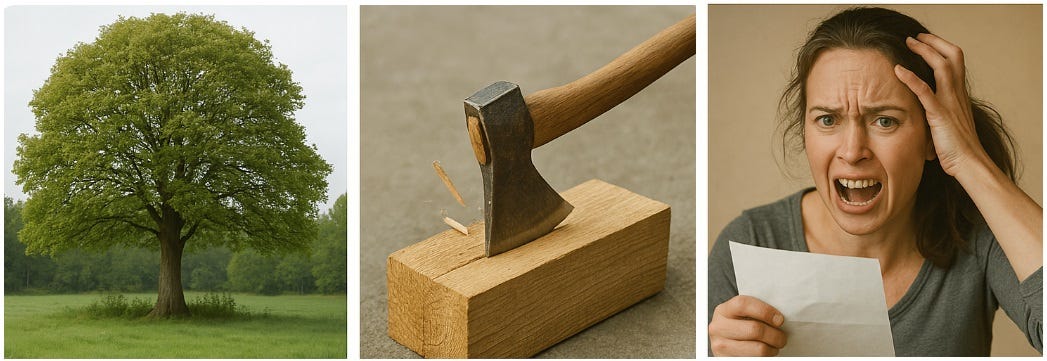 „Hanebüchen“ — von hartem Holz zu haarsträubendem Unsinn