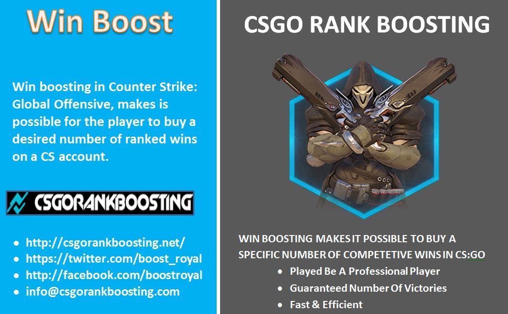 Win Boost. See more… | by CS:GO RANK BOOSTING | Medium