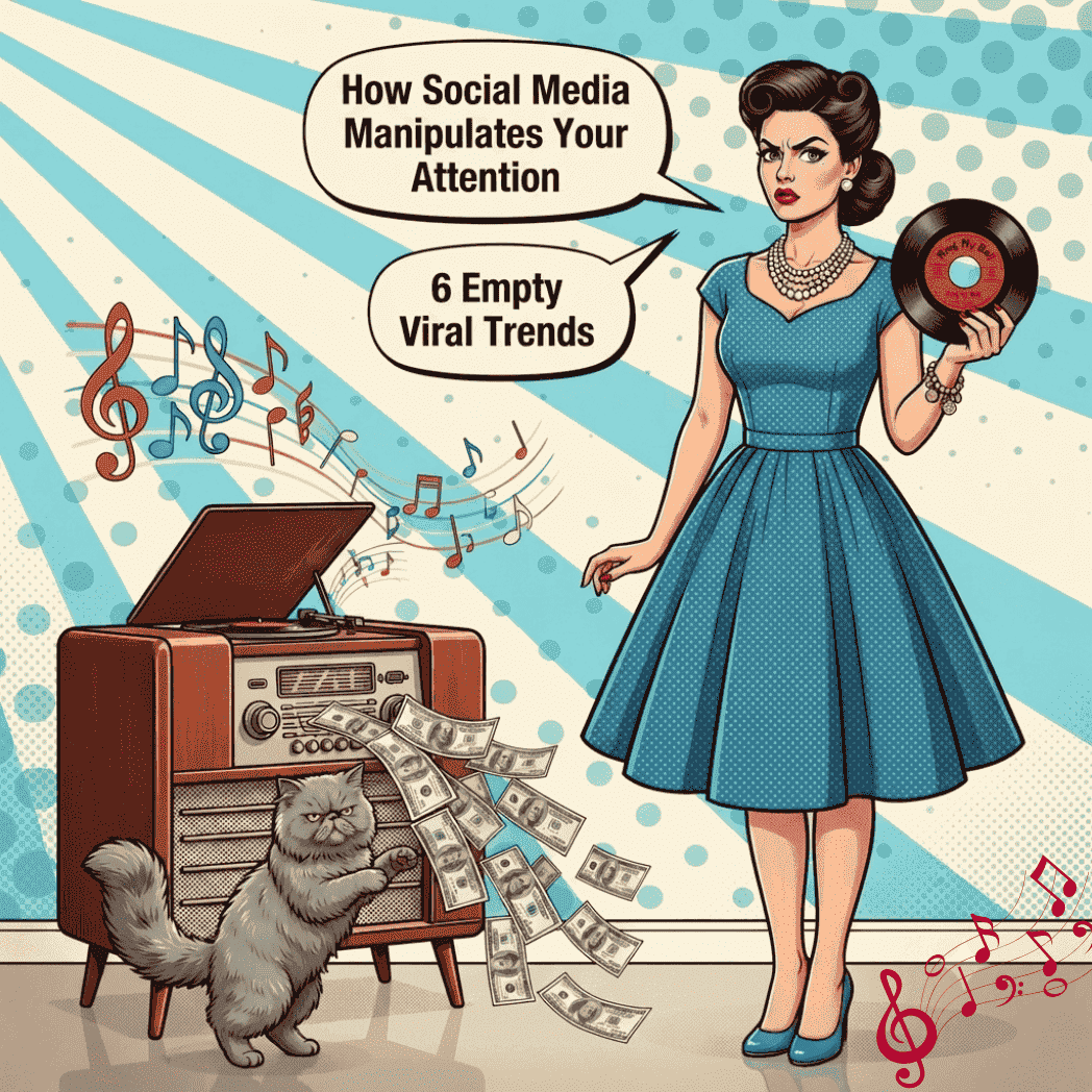 How Social Media Manipulates Your Attention: 6 Empty Viral Trends
