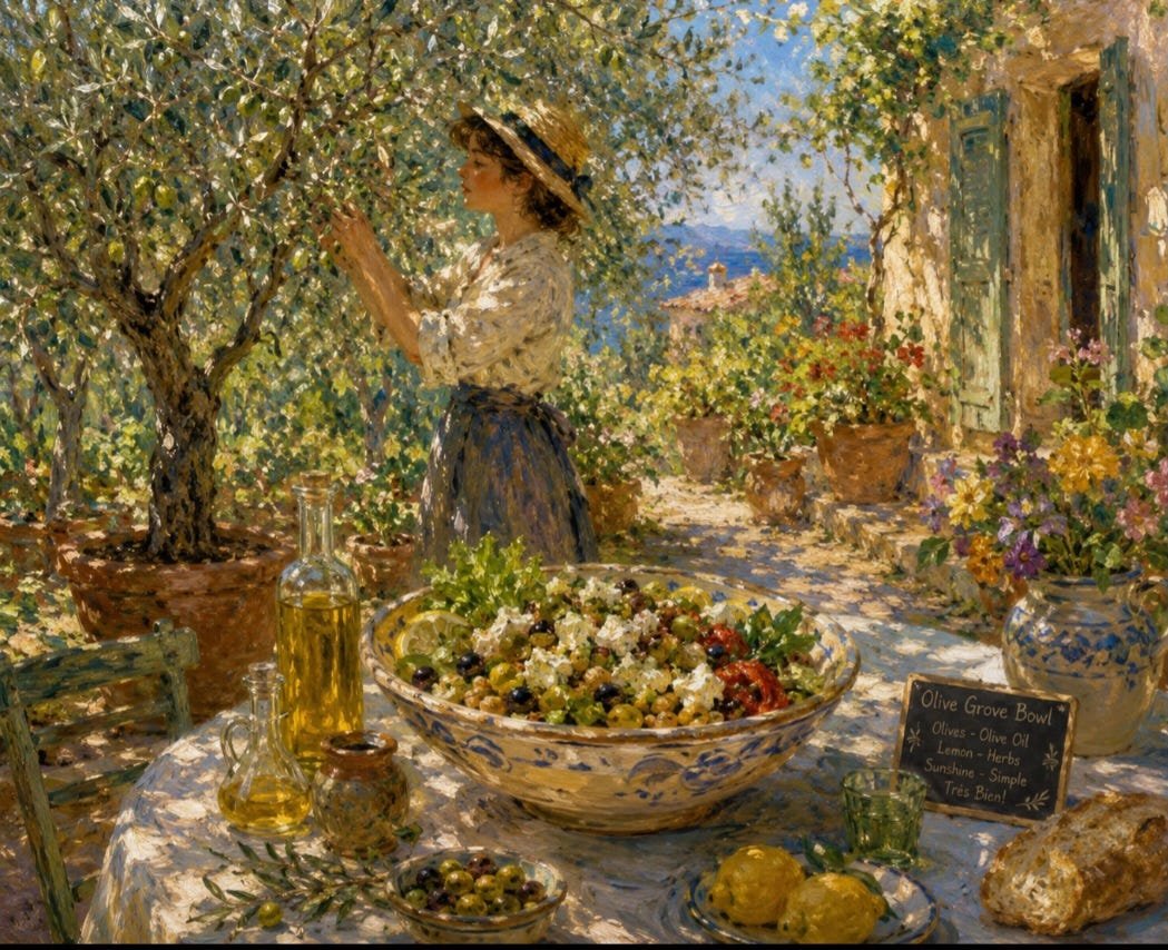 Olive Oil: Lovely Health Grub and a Very Nice Recipe For You (cookbook preview)