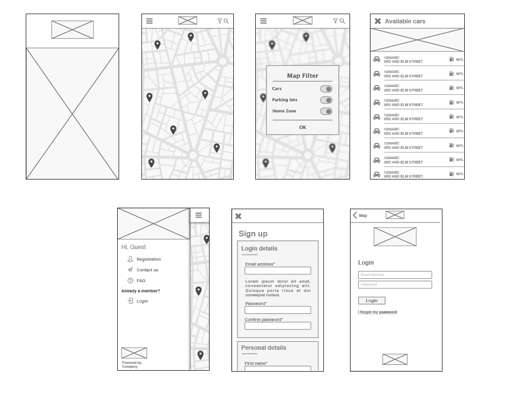 Prototyping Exercise Carsharing App by Carlos Arevalo Medium