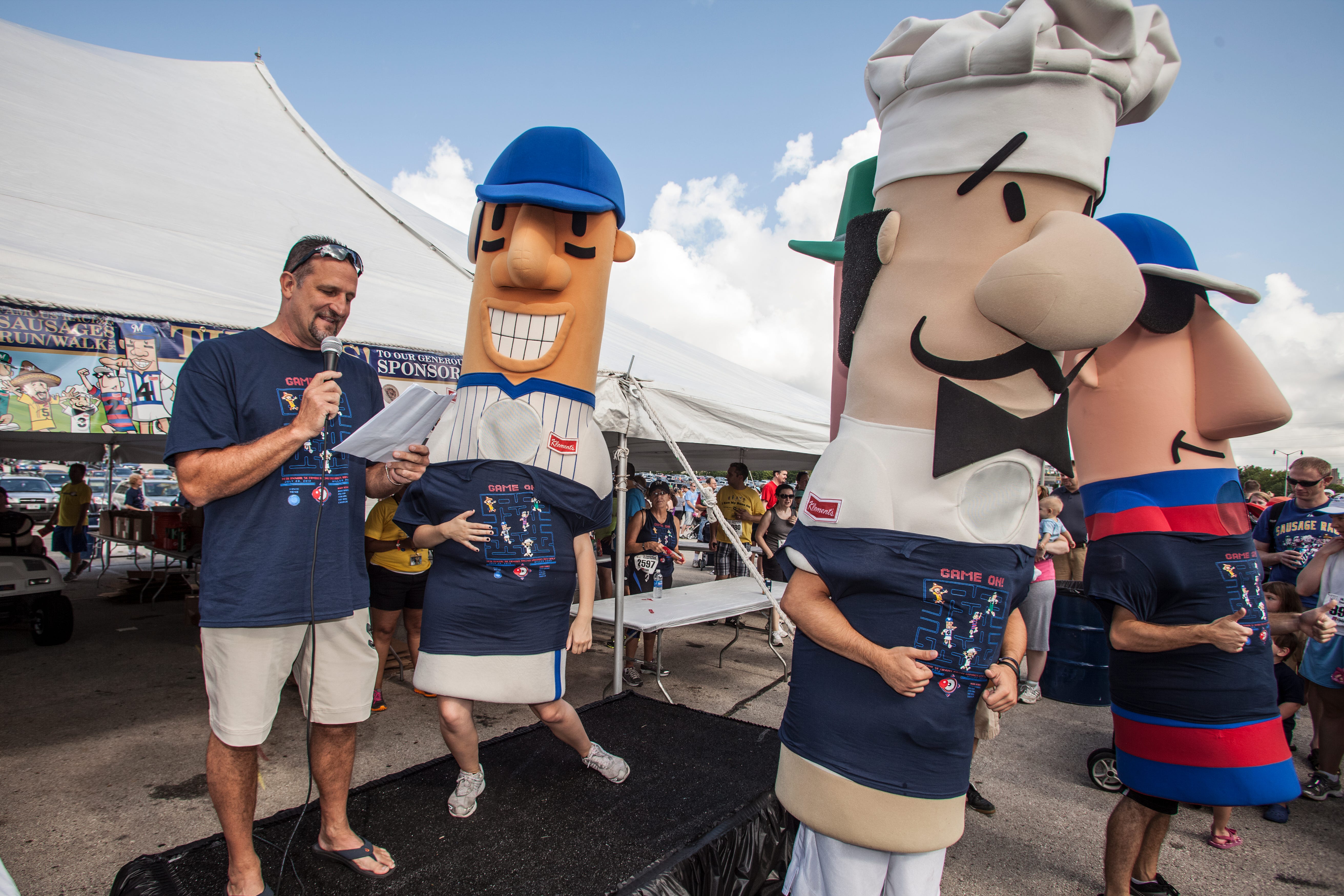 Race to Get Your Klement's Famous Racing Sausage T-Shirts!