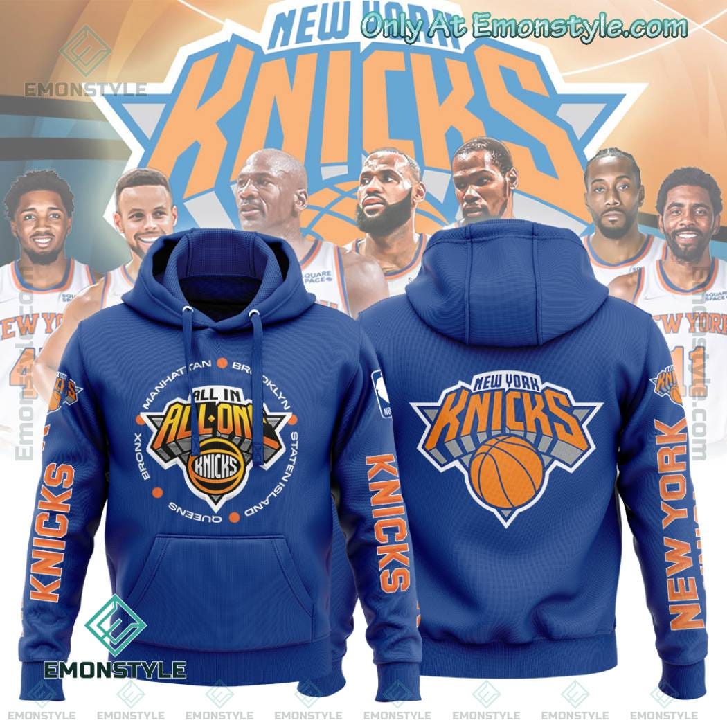 New York Knicks All In All One Hooded Sweatshirt
