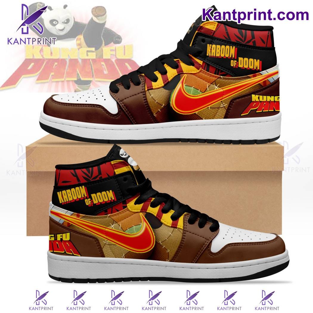 Kung Fu Panda Kaboom Of Doom Air Jordan 1 Sneakers | by Kantprint Shop ...