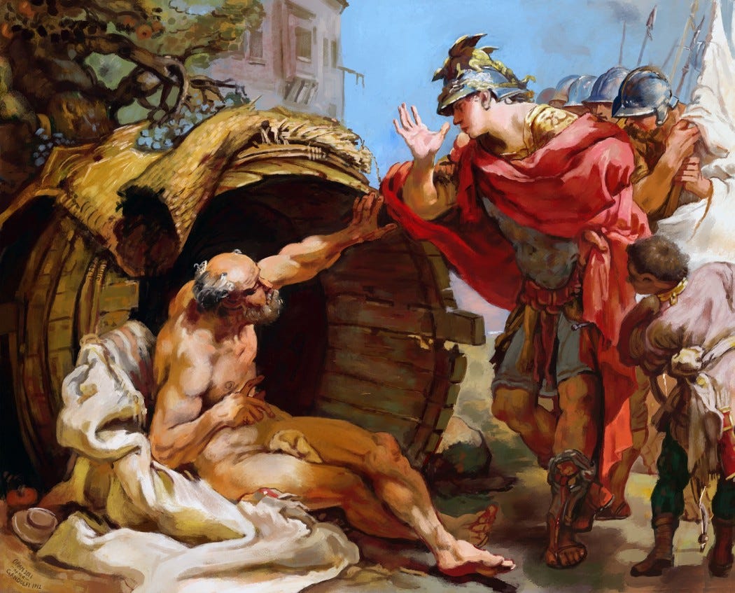When Alexander the Great Met Diogenes the Cynic | by Christian Nelson |  Lessons from History | Medium