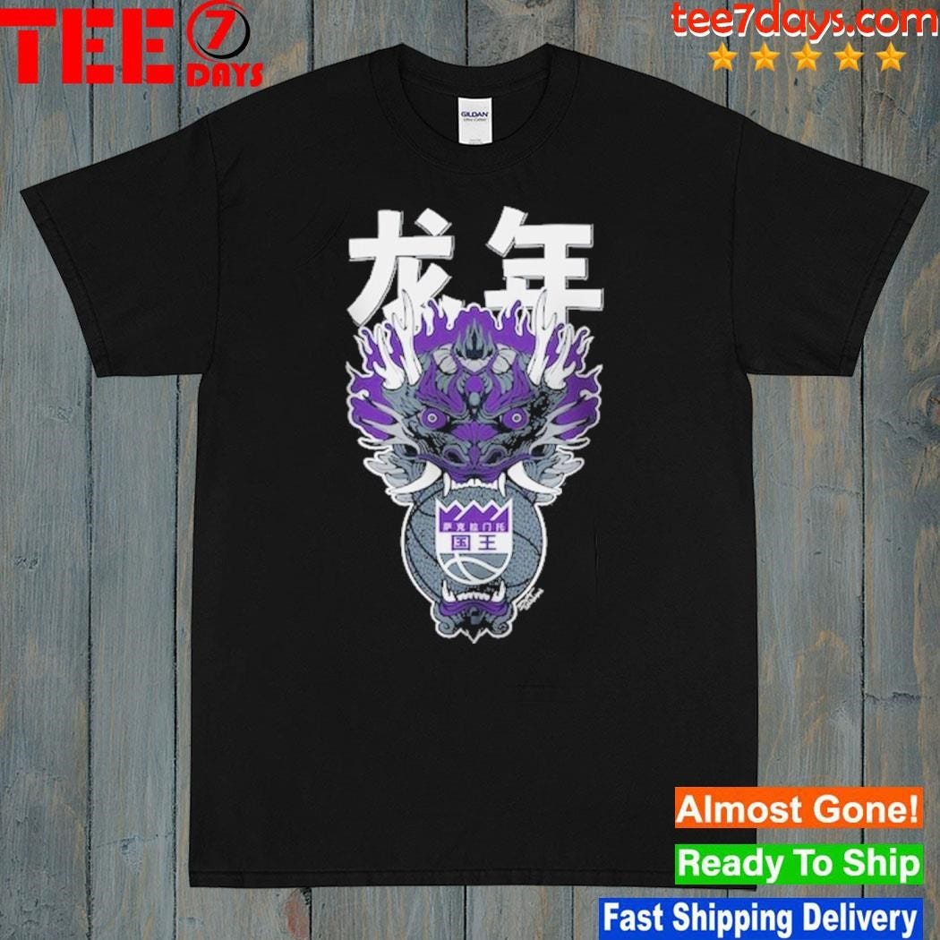 Sacramento Kings Année du Dragon Collection Nouvel An lunaire shirt shirt, by Tee7days, Mar, 2024