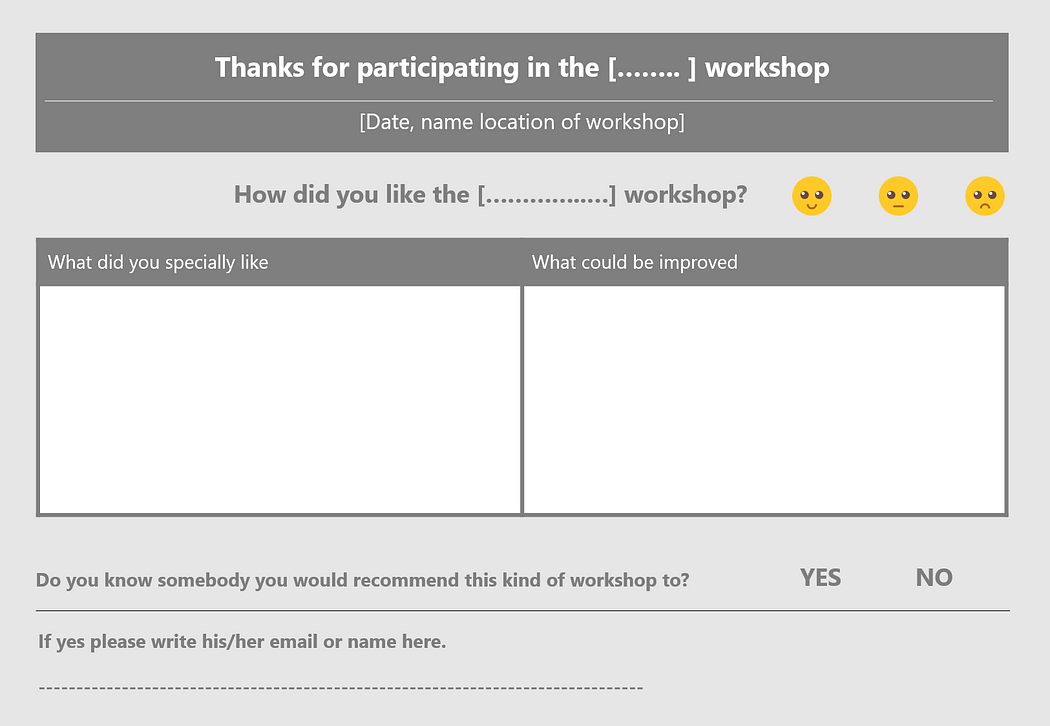 How to collect meaningful feedback? by Sean Mc Guire Medium