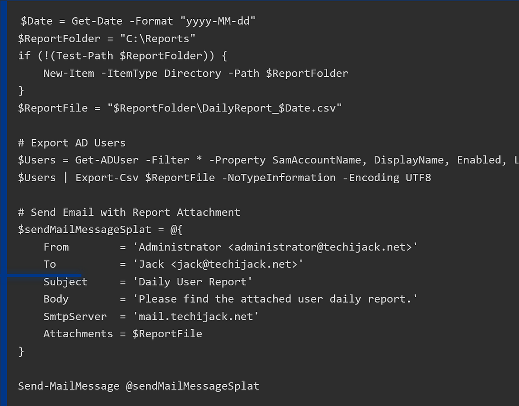 Task Scheduler to Run PowerShell Script & Send Email Alerts | by Techi ...