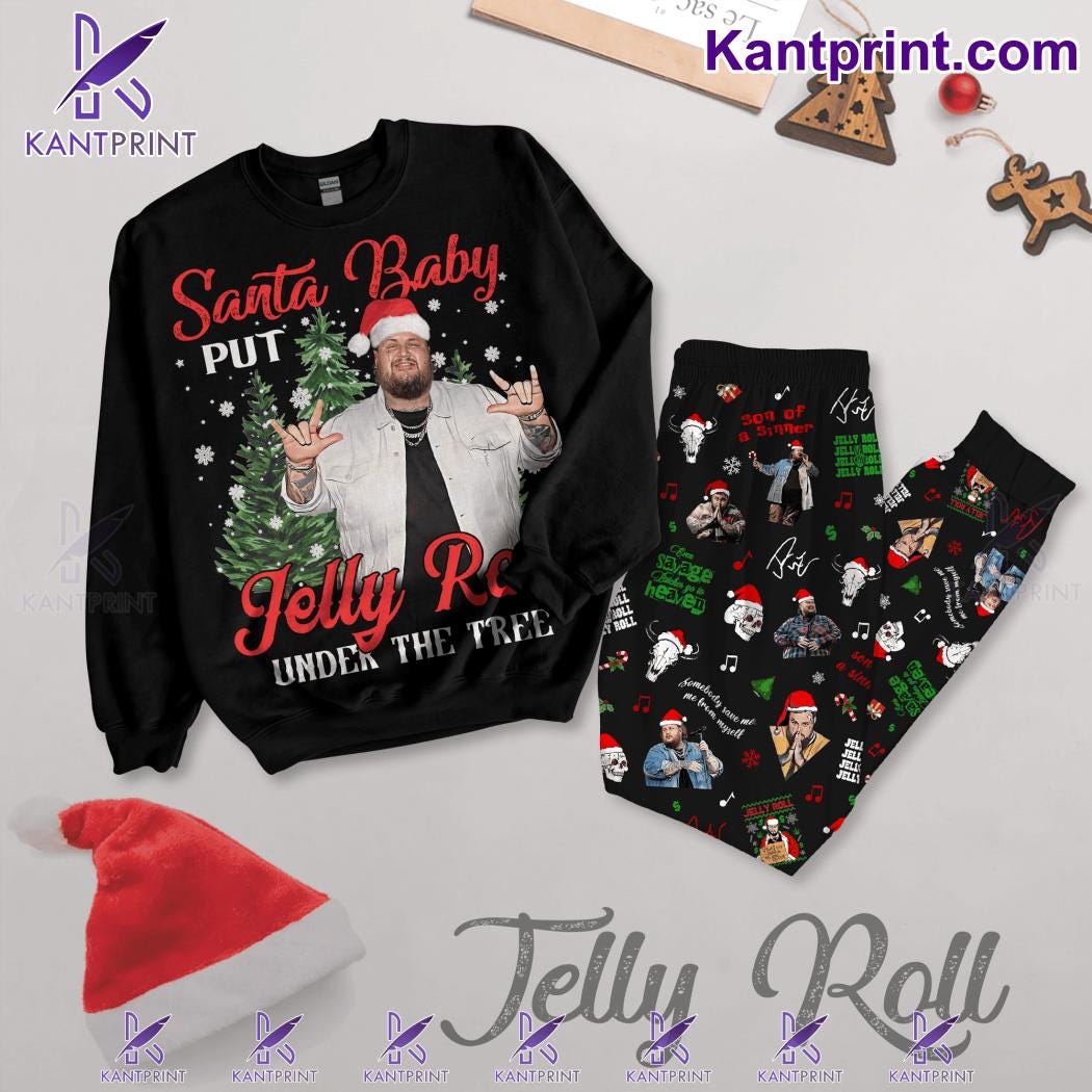 Santa baby pj set sale