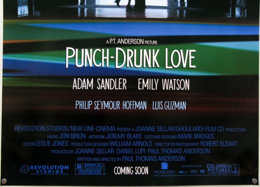Punch Drunk Love (2002). “Think you can be a pervert and not pay… | by  Stephen Blackford | Medium