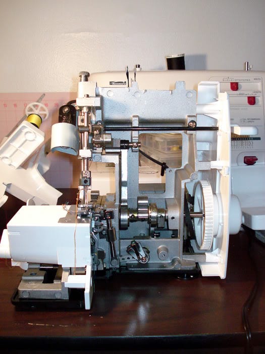 Repairing a Brother 1034D Serger. A long, long, time ago, I
