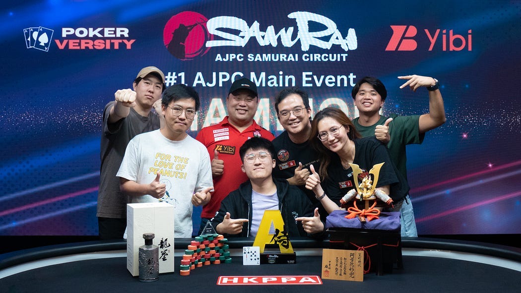 YIBI x AJPC x Pokerversity Hong Kong Texas Hold’em Feast Concludes Successfully✈️