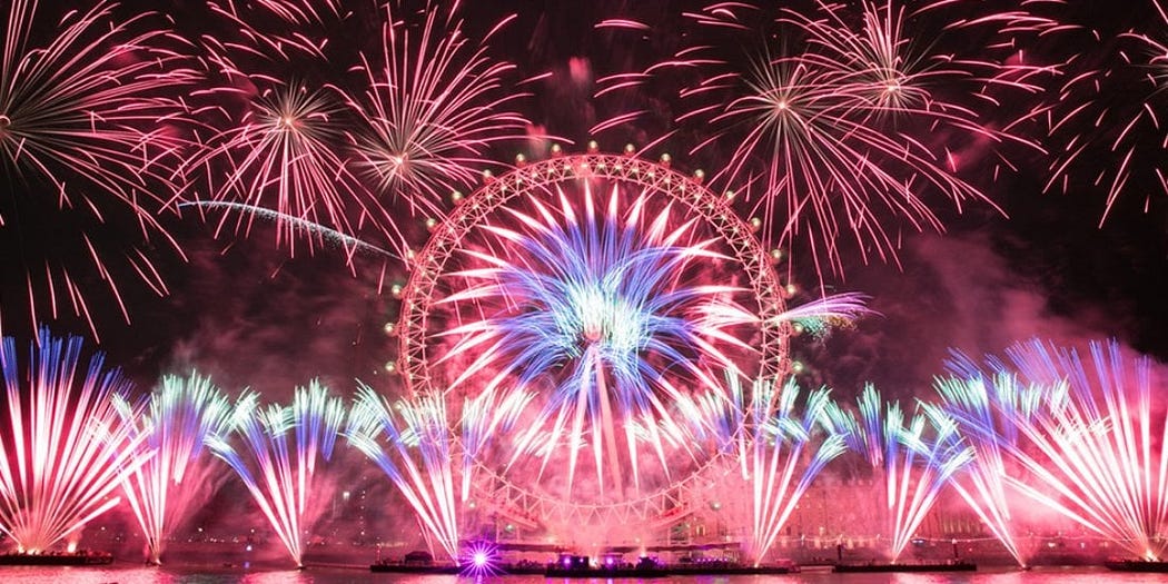 5 of the Best New Year’s Eve 2024 Fireworks In London