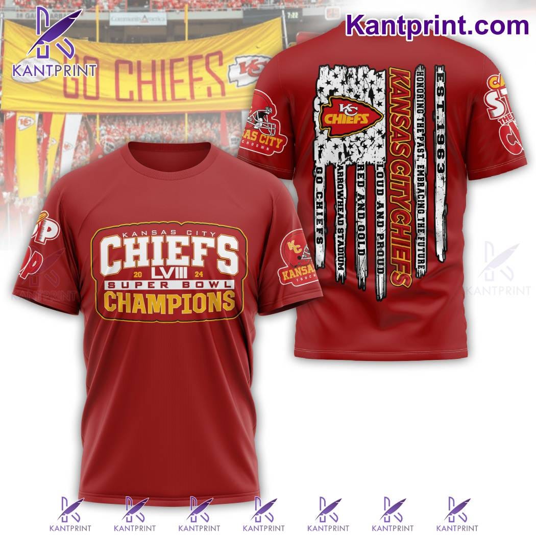 Kansas City Chiefs 2024 Super Bowl LVIII Shirt: Honoring the Past ...