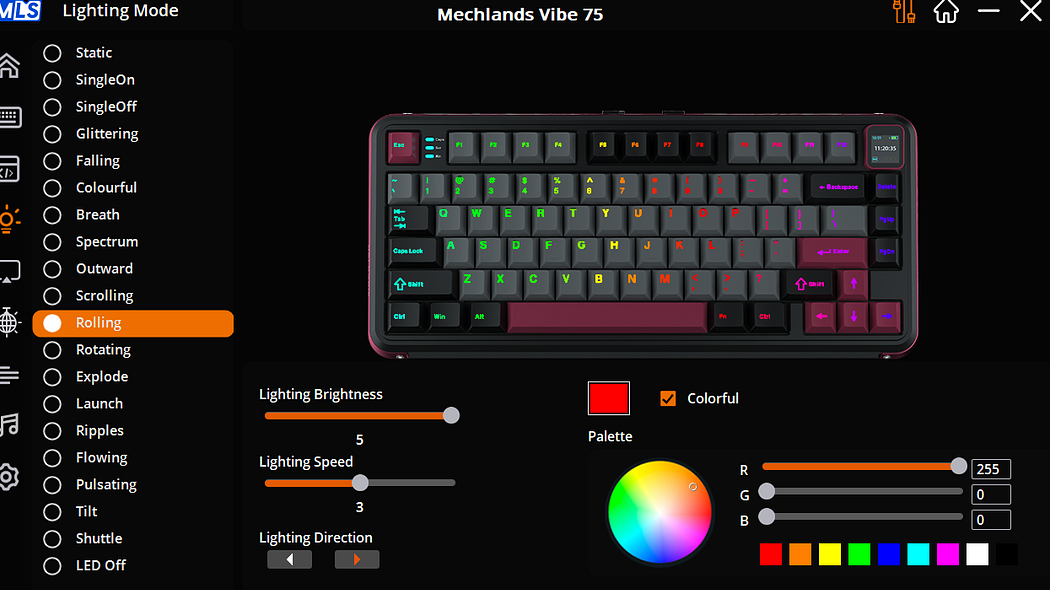 Vibe75 v2 Mechanical Keyboard - Airman 12