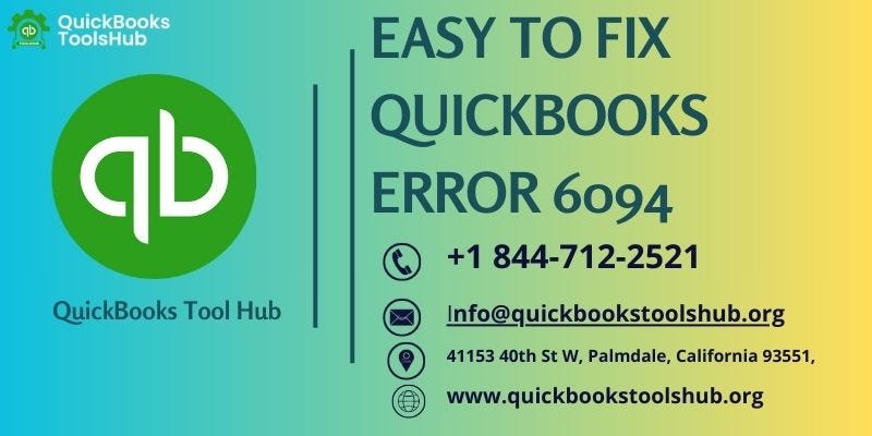 QuickBooks Error 6094
